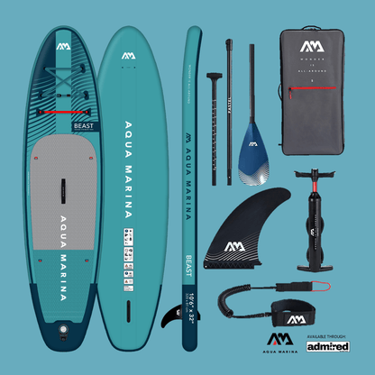 Aqua Marina Beast (Aqua Splash) Inflatable SUP 10'6" BT - 23BEP - Admired Recreation