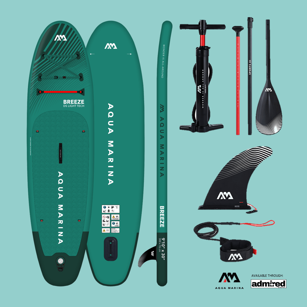 Aqua Marina Breeze (Silver Tree) Inflatable SUP 9'10" BT-23BRP - Admired Recreation