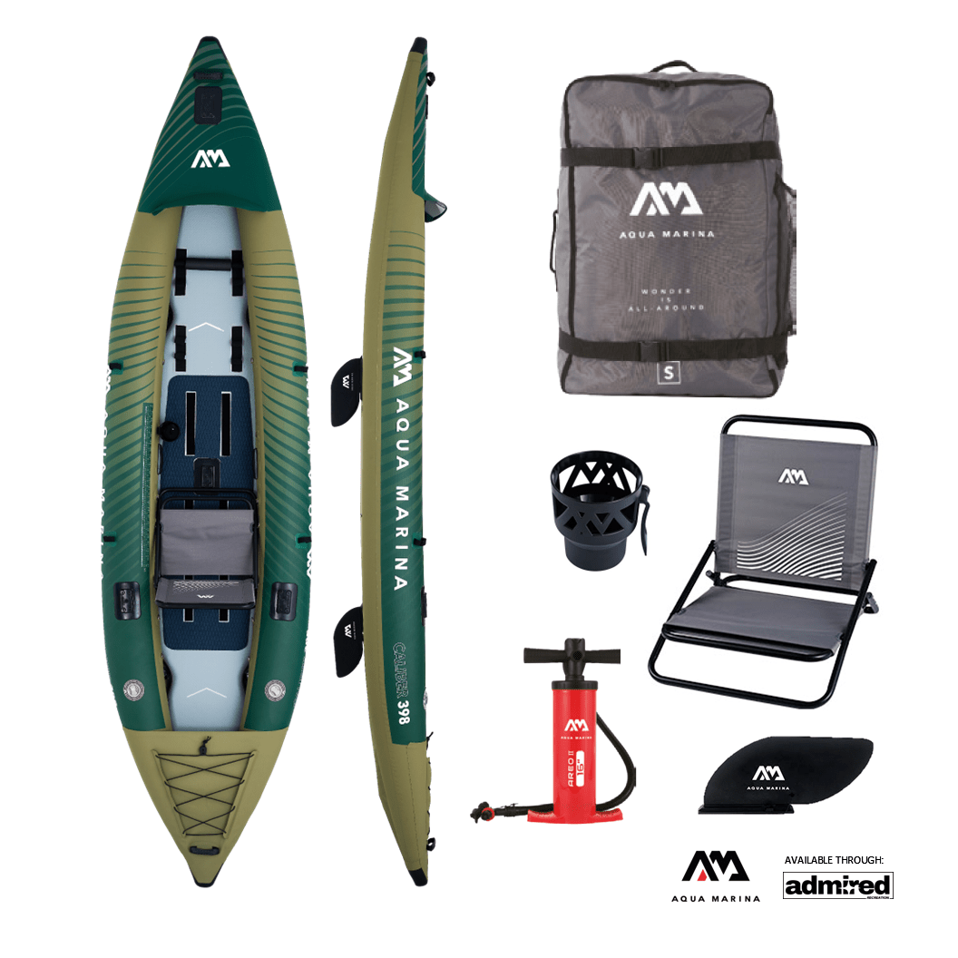 Aqua Marina Caliber Inflatable Kayak & Canoe 13'1" CA-398 - Admired Recreation