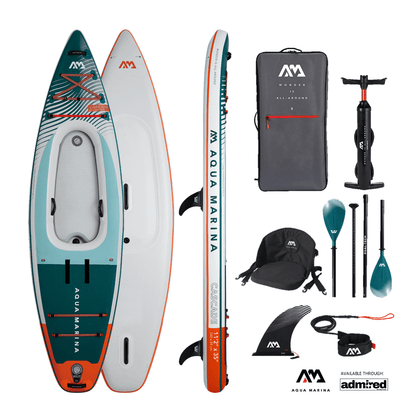 Aqua Marina Cascade Inflatable SUP-Kayak Hybrid 11'2" BT-24CAP - Admired Recreation