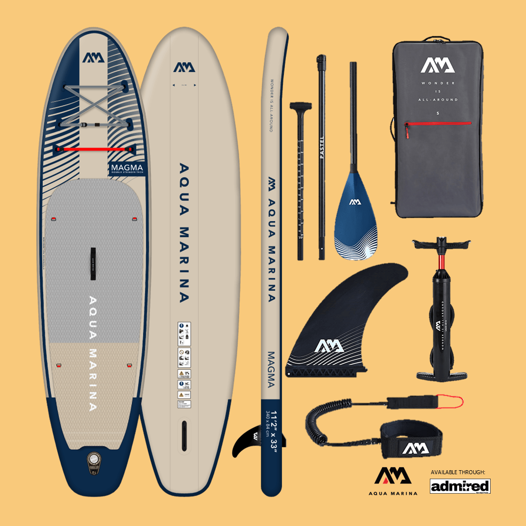 Aqua Marina Magma (Earth Wave) Inflatable SUP 11'2" BT - 23MAP - Admired Recreation