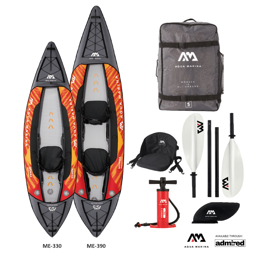 Aqua Marina Memba Inflatable Kayak & Canoe 12'10" ME - 390 - Admired Recreation