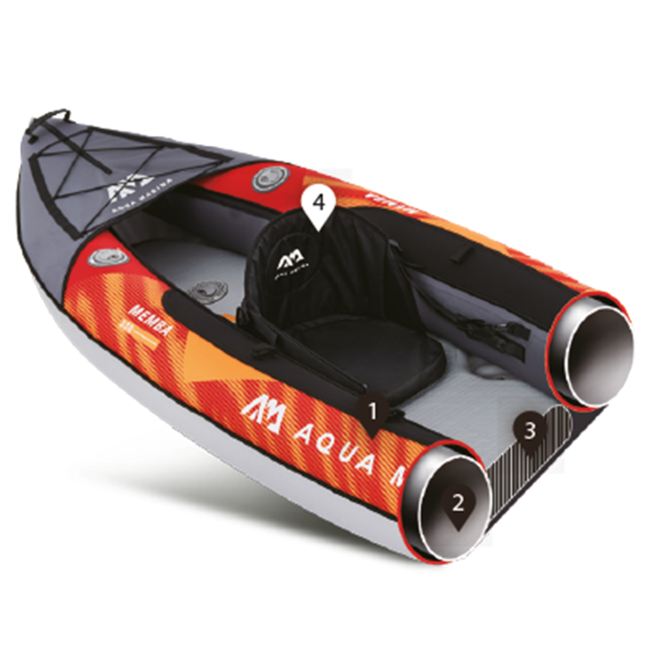 Aqua Marina Memba Kayak Product Feature 3 - Admired Recreation