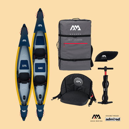 Aqua Marina Tomahawk Air - K 440 Inflatable Kayak & Canoe 14'5" AIR - K 440 - Admired Recreation