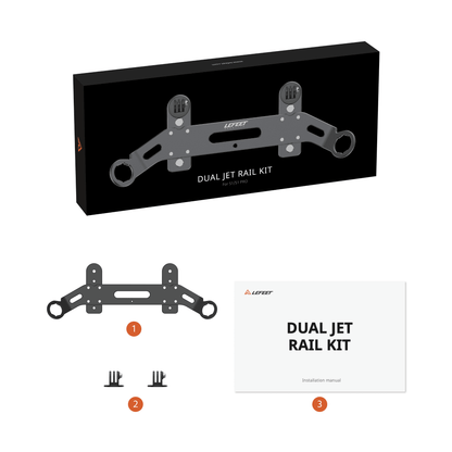 LEFEET S1 Pro Dual Jet Rail Kit - Admired Recreation