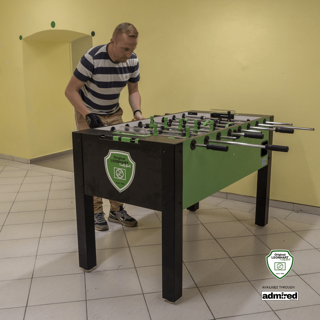 Leonhart Tournament DTFB Edition 4'8.3''x2'5.1'' Indoor Foosball - Admired Recreation