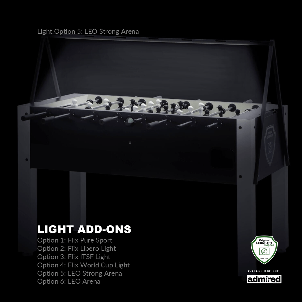 Leonhart Tournament DTFB Edition 4'8.3''x2'5.1'' Indoor Foosball - Admired Recreation