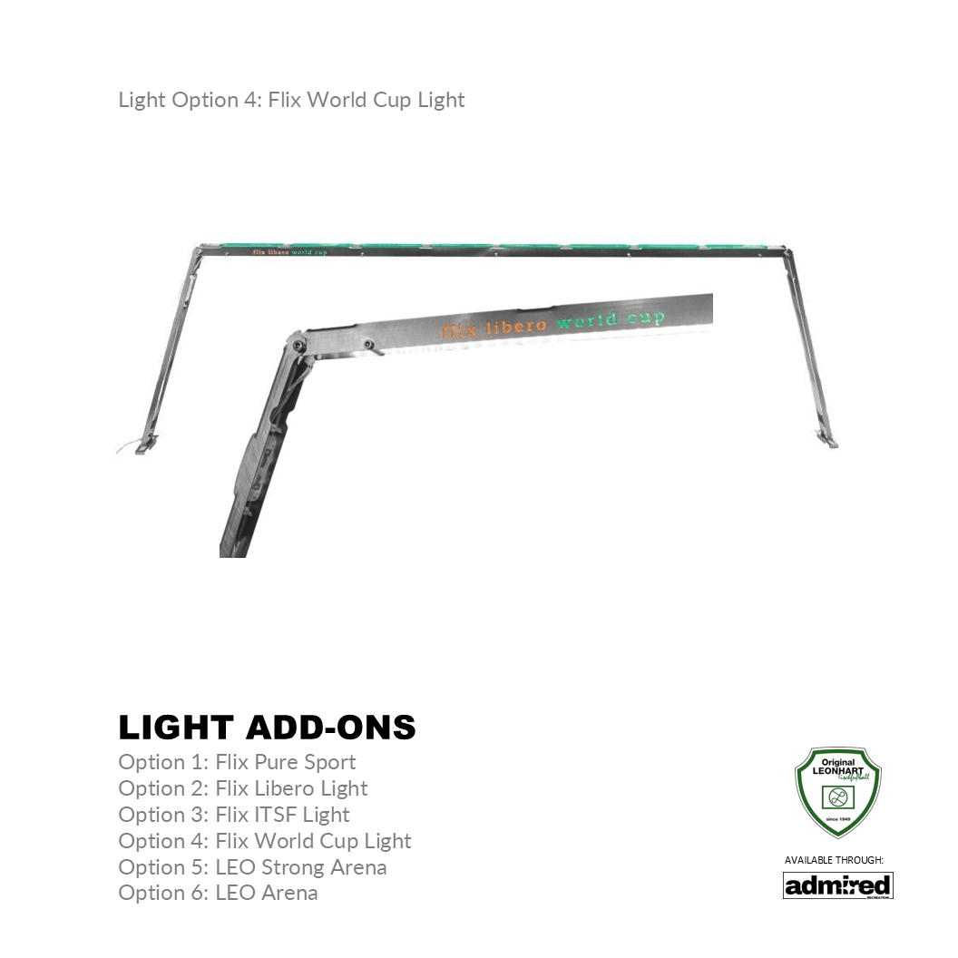 Leonhart Tournament DTFB Edition 4'8.3''x2'5.1'' Indoor Foosball - Admired Recreation