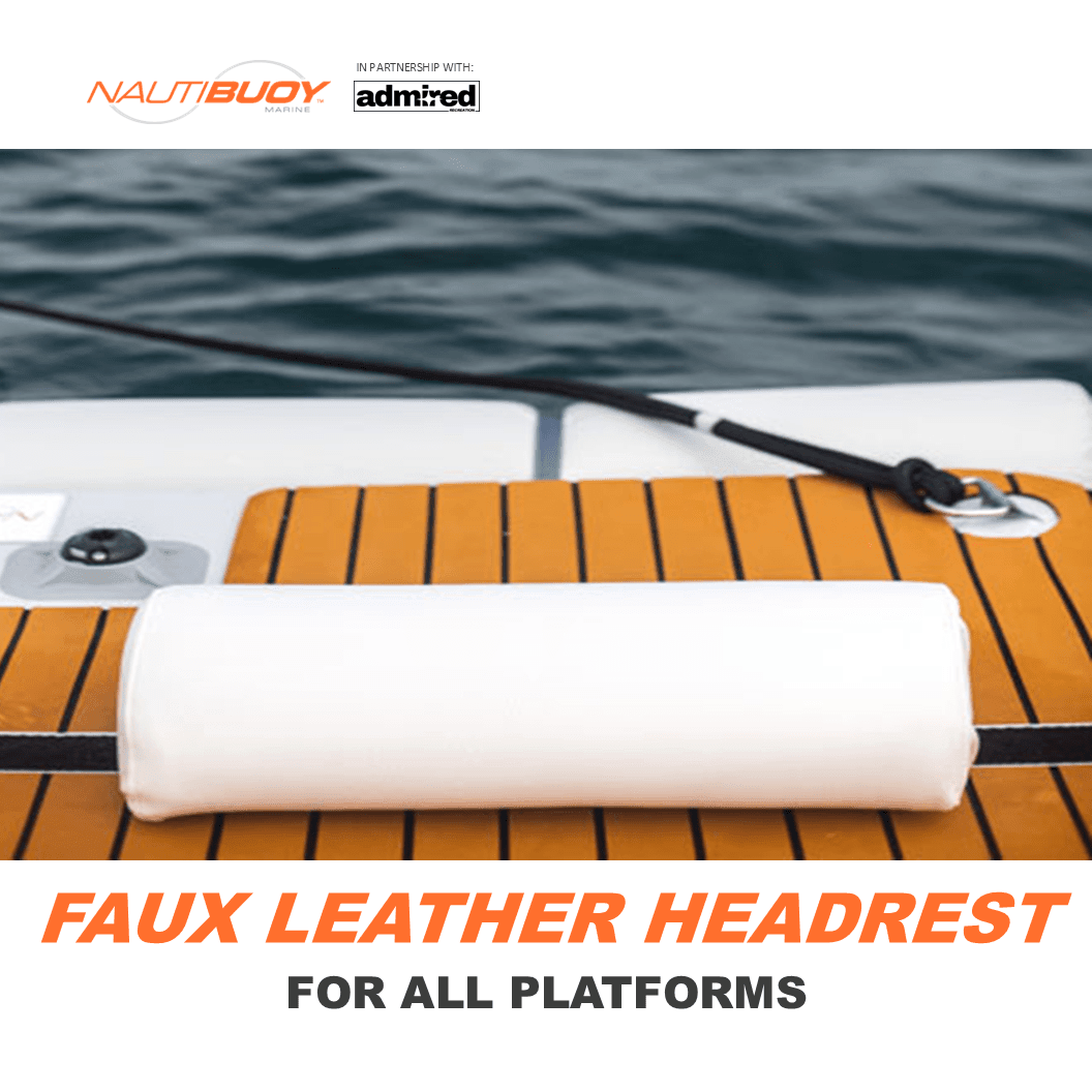 Nautibuoy Marine Faux Leather Headrest (Pair) - Admired Recreation