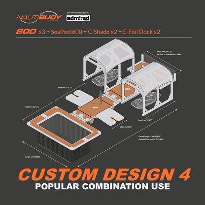 Nautibuoy Marine Inflatable Floating Custom Design Platforms - Admired Recreation