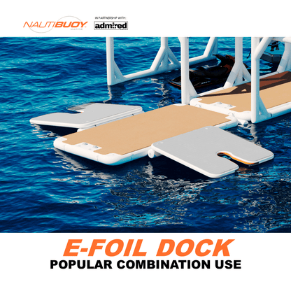 Nautibuoy Marine Inflatable Floating E - Foil Dock Diamond (2.0mx2.0m | 6'7"x6'7") - Admired Recreation