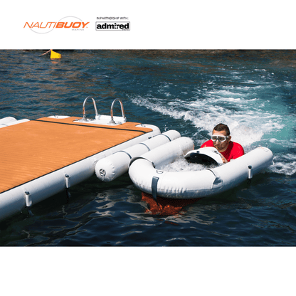 Nautibuoy Marine Inflatable Floating Watersports Station - Admired Recreation