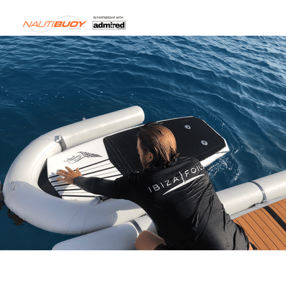 Nautibuoy Marine Inflatable Floating Watersports Station - Admired Recreation