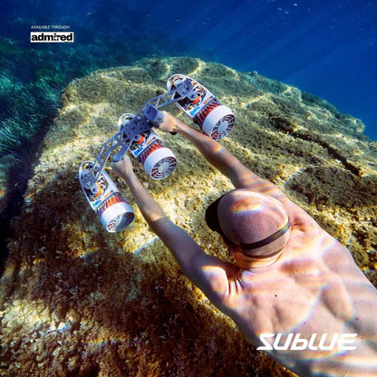 A Man using Sublue Tini with 3 motors while snorkeling - Admired Recreation