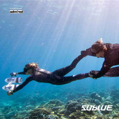 A Man using Sublue Tini with 3 motors while snorkeling - Admired Recreation