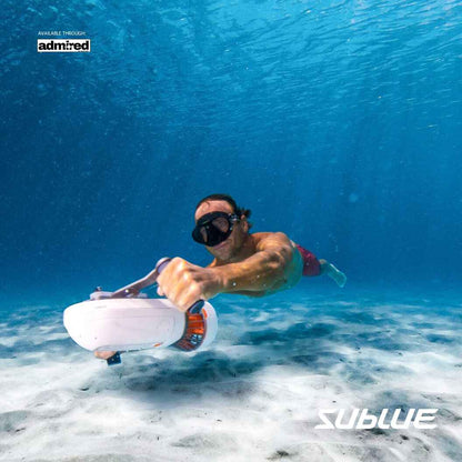 Sublue Tini used by a man in snorkeling - Admired Recreation