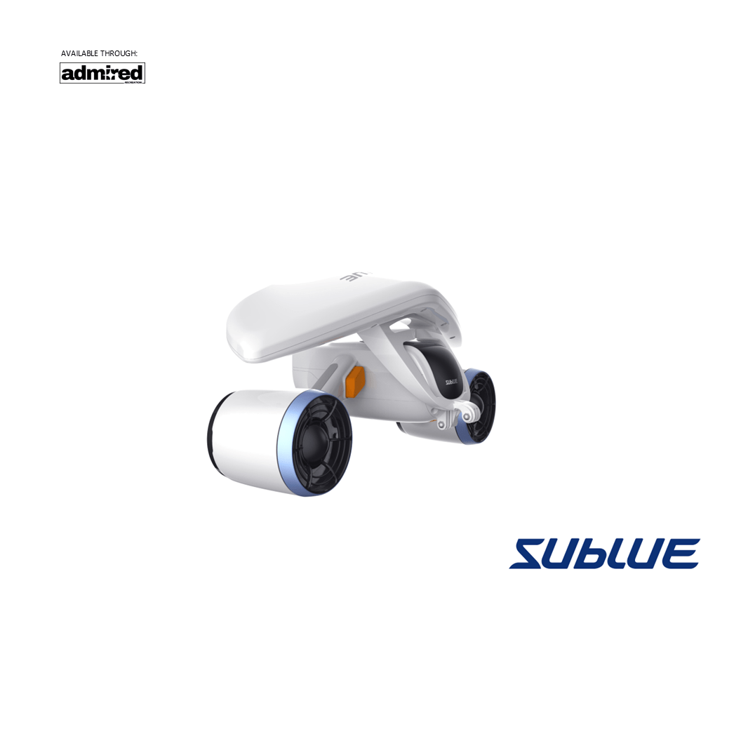 Sublue Whiteshark MIX Underwater Scooter Arctic White Product Detail 5 - Admired Recreation