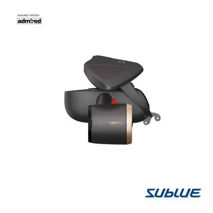 SUBLUE MixPro underwater scooter in 3D view highlighting dual thrusters and sleek design.