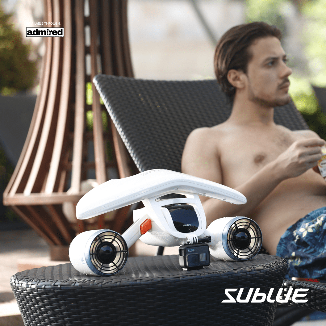 Sublue Whiteshark MIX Underwater Scooter Product-in-use 10 - Admired Recreation