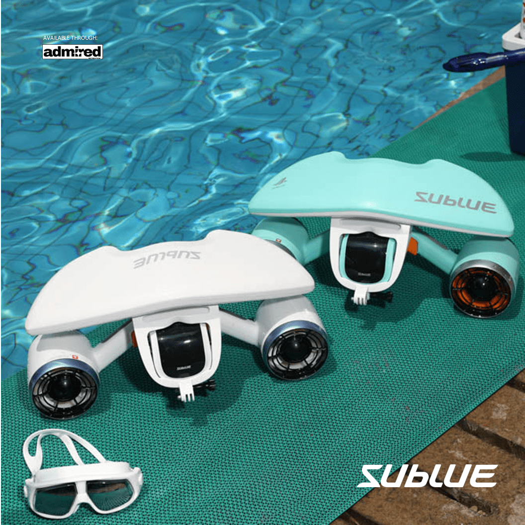 Sublue Whiteshark MIX Underwater Scooter Product-in-use 16 - Admired Recreation