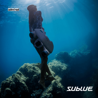 Sublue Whiteshark MIX Underwater Scooter Product-in-use 2 - Admired Recreation