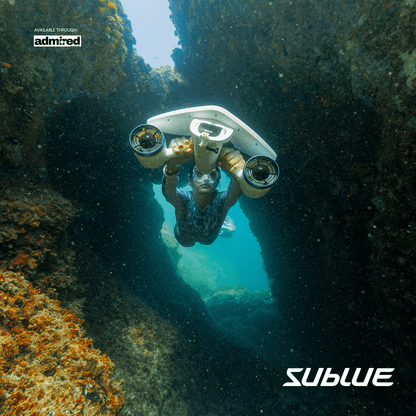 Sublue Whiteshark MIX Underwater Scooter Product-in-use 23 - Admired Recreation