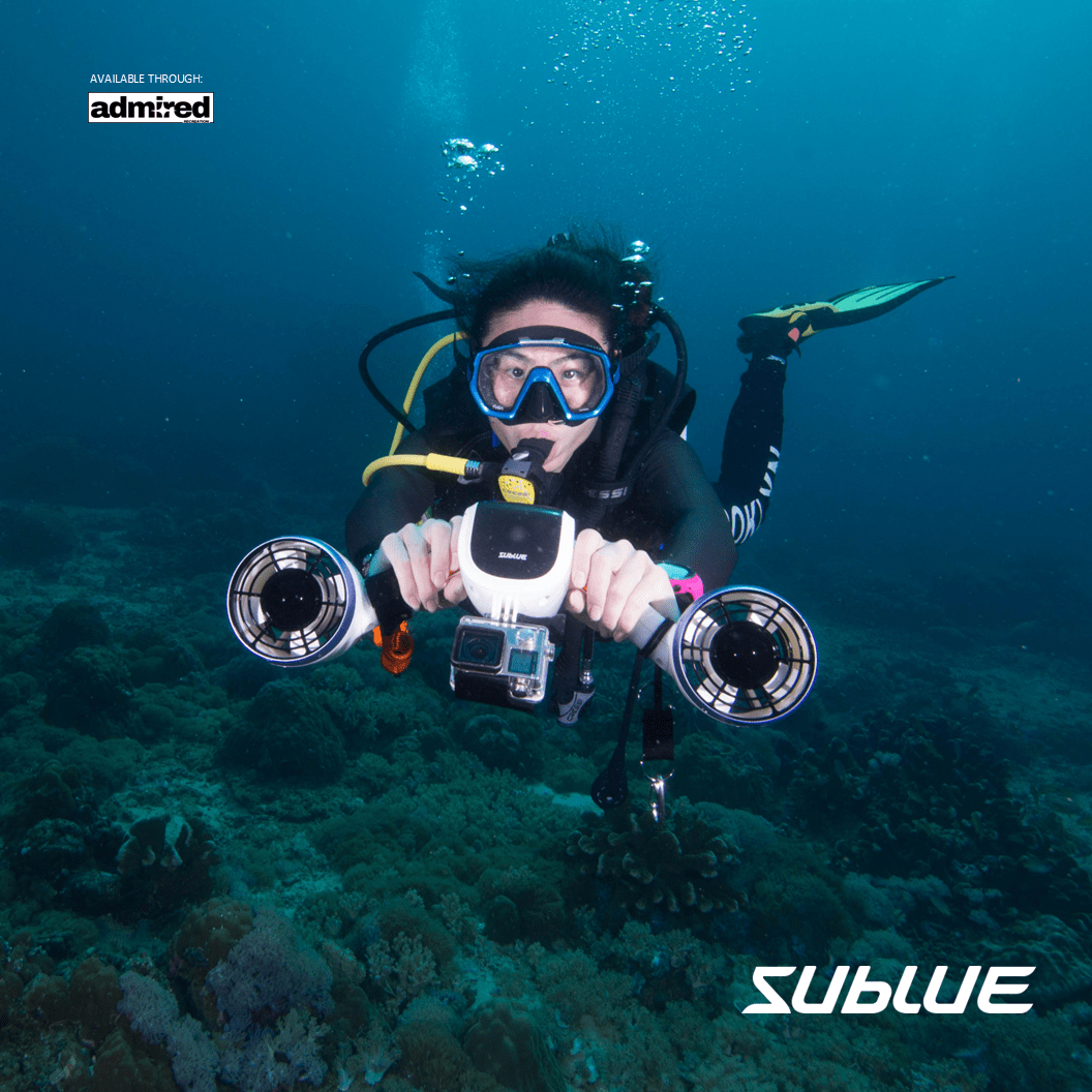 Sublue Whiteshark MIX Underwater Scooter Product-in-use 7 - Admired Recreation