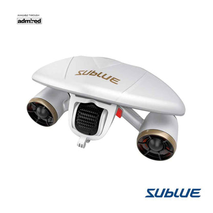 Sublue MixPro underwater scooter showcasing dual thrusters and sleek design.