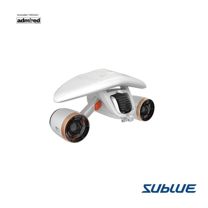 SUBLUE MixPro underwater scooter side view with dual thrusters