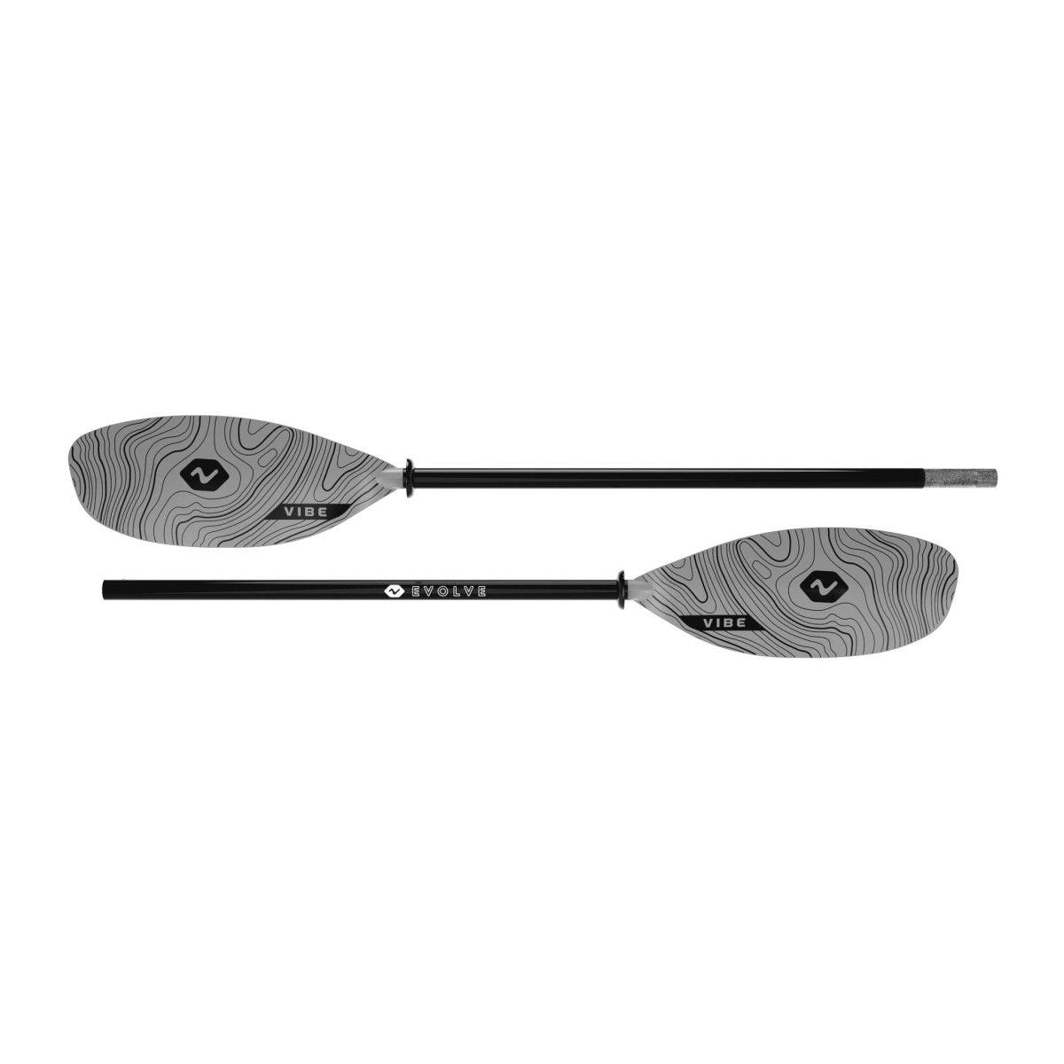 Vibe Kayaks Evolve Adjustable Fiberglass Paddle (90.5 - 98.4") - Admired Recreation